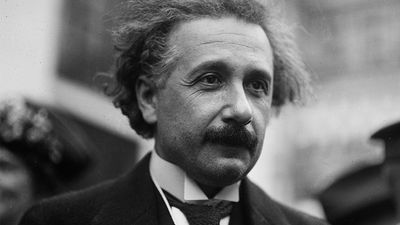 Albert Einstein in Washington, D.C. c. 1921-1923. Physicist