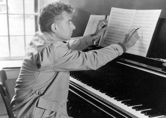 Leonard Bernstein at the MacDowell Colony