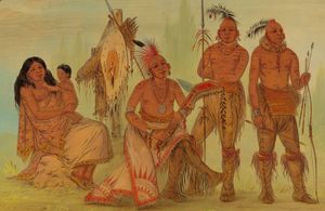George Catlin: Osage Indians