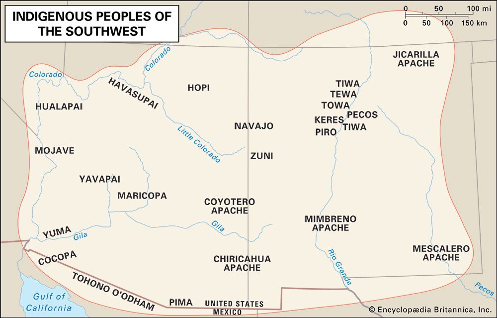 Distribution of Southwest Indians