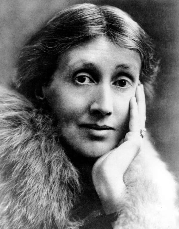 1928 photo of Virginia Woolf a British author and member of the intelligentsia circle known as the Bloomsbury Group.